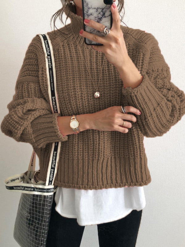 Women's Casual Knit Pullover Sweater