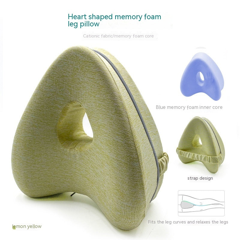 Heart-shaped Memory Foam Leg Pillow Contour Legacy Leg Pillow