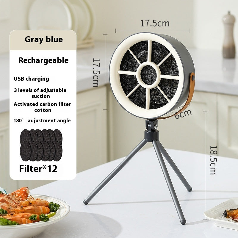 Household Portable Desktop Large Wind Power Small Range Hood