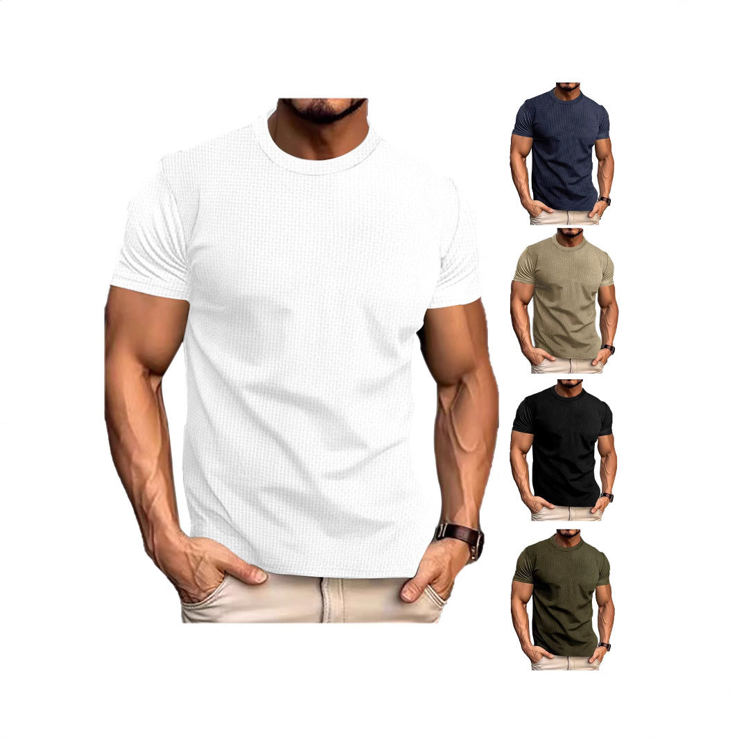 Men's Short Sleeve Breathable Slim Top