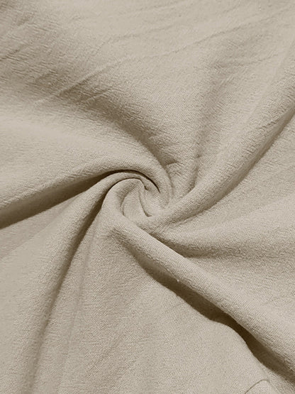 Men's Loose Casual Relaxed Straight Linen Naples Gurga Breathable Trousers
