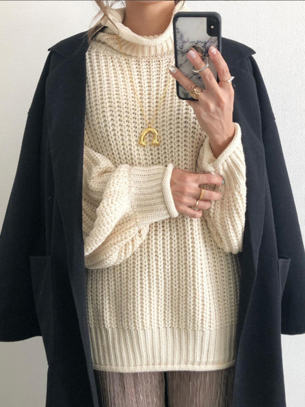 Women's Casual Knit Pullover Sweater
