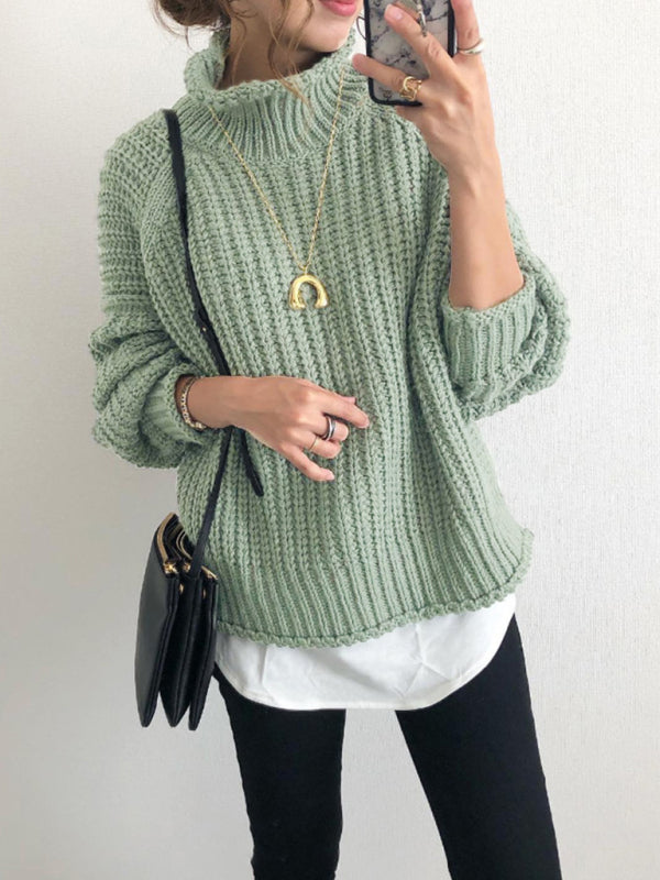 Women's Casual Knit Pullover Sweater