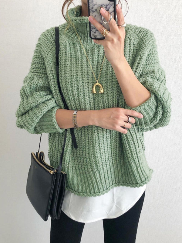 Women's Casual Knit Pullover Sweater