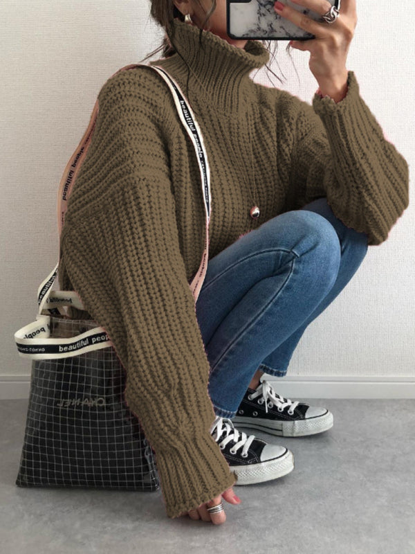 Women's Casual Knit Pullover Sweater