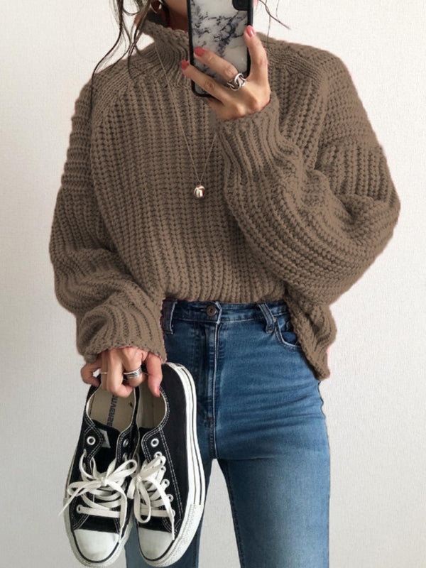 Women's Casual Knit Pullover Sweater